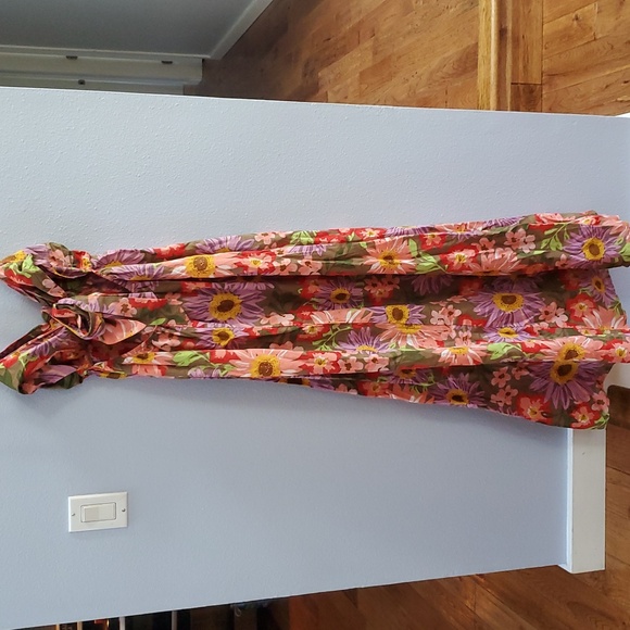Baltic Born Rosalee Pink and Orange Floral Maxi Dress - Picture 6 of 11